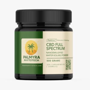 Palmyra Phytotech CBD Full Spectrum Nanoemulsified Water Soluble Powder